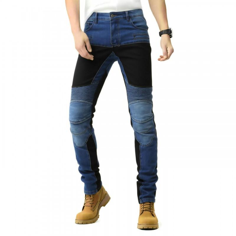 Mens Motorcycle Riding Pants With Silicone Padding Breathable Mesh Protective Gear Biker Safety