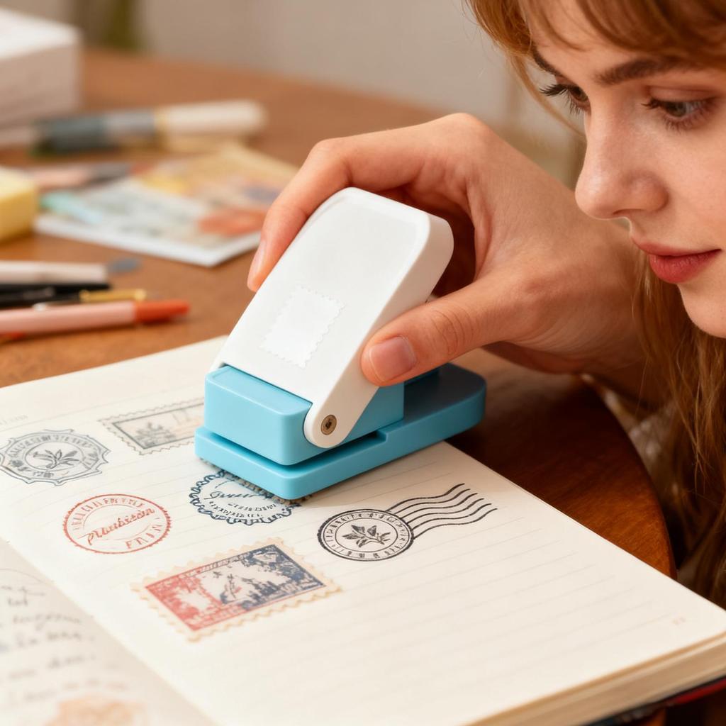 Stamp Shape Embossing Machine Rectangle Punch Lever Handmade Embosser Crafts and Scrapbooking Tool Stamp Border DIY Punch