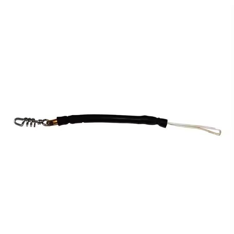 High-quality Spearfishing Supplier  Stainless Steel Strong Heavy Duty Swivel Snap Clip Spearfishing Accessories 13cm rubber
