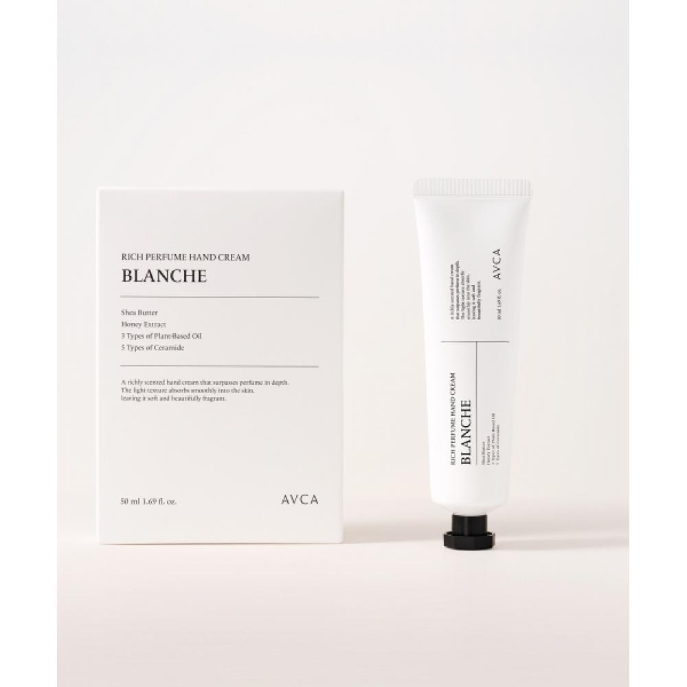 Avca Rich Perfume Hand Cream 50ml Blanche Fragrance Pack Of 3 NONE