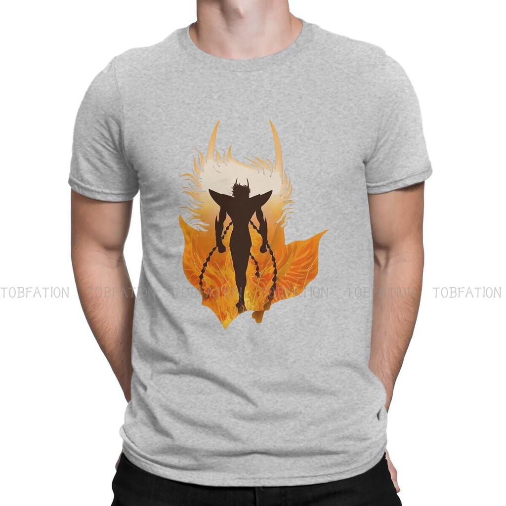 Saint Seiya Anime Pánské Tričko Cool Módní Tričko 100% Bavlna Originální Mikiny Hipster