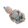 19 Inches Reborn Baby Dolls Simulation Baby Doll Newborn Baby Sleeping Baby Soft Silicone Real Life