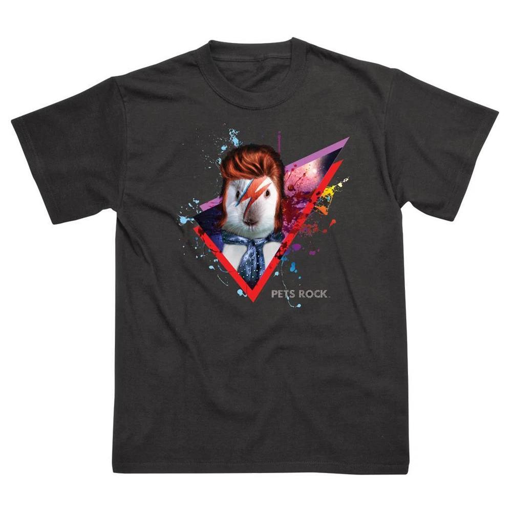Official Licensed Pets Rock Glam Rock T Shirt David Bowie Ziggy Funny Dog S