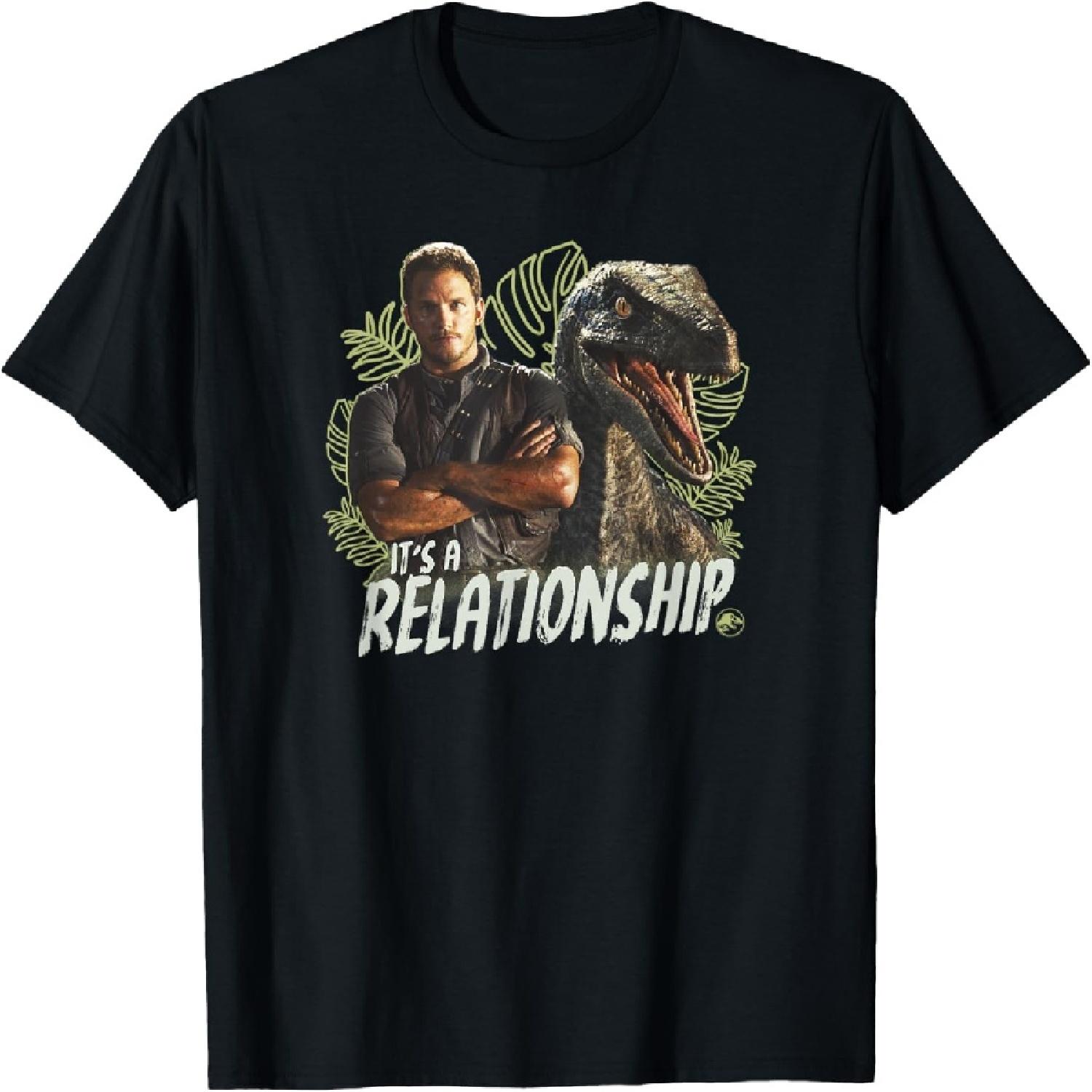 

Jurassic World Owen Raptor It s A Relationship T-Shirt XXXXXL чорний