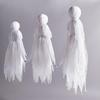 Enchanting Halloween Colorful Glowing Three Handheld Witches White Witch Ghost Decoration