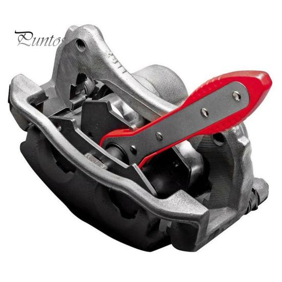Universal Disc Brake Caliper Compression Tool 360-Degree Ratcheting Easy To Use Caliper Piston Compressor Tool with Hooks Set