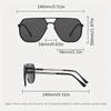 Fashion Photochromic Sunglasses Men Sun Glasses Outdoor Driving Discoloration Sunshade Non-polarized Glasses