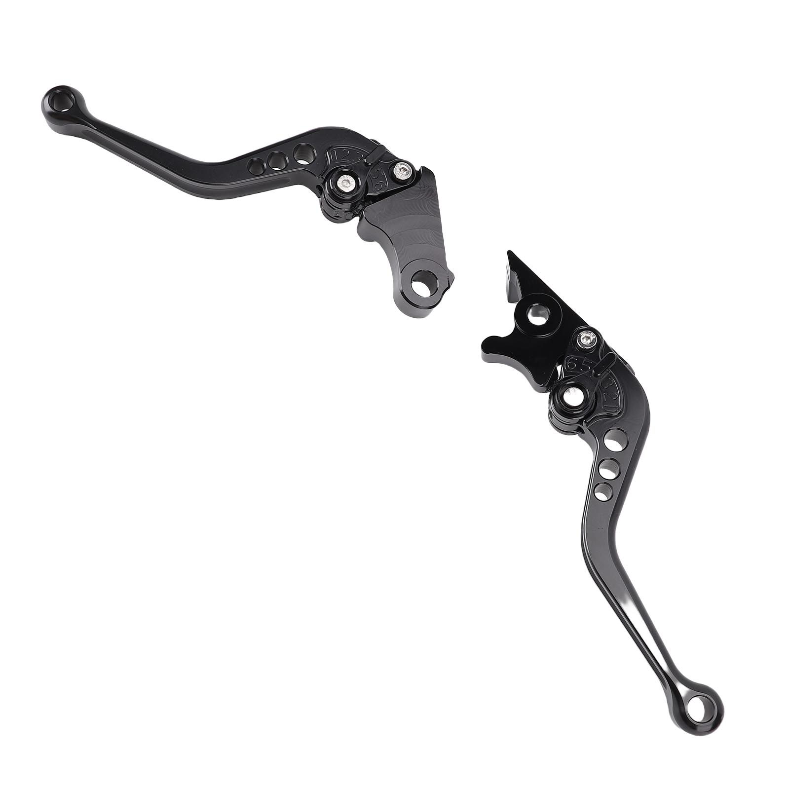 

Brake Clutch Lever Aluminum Alloy Anodized Adjustable Motorcycle Hand Lever Replacement for GB350S CB350 RS Black чёрный