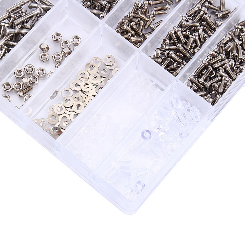 Stainless Steel Eyeglass Screws Repair Kit Small Tiny Screws Watch Screws Repair Kit Small Screw Assortment Watch Repair