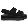 UGG Fabric Velcro Comfortable Fashion Sandals Women Sandals Black 1141493-BLK