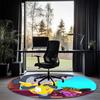 Tappeto Rotondo Stampato Zig & Sharko Tappeto per Sedia Tappeto per Area Tappetini per Ingresso, per Sedia da Ufficio Soggiorno Camera da Letto Cucina.