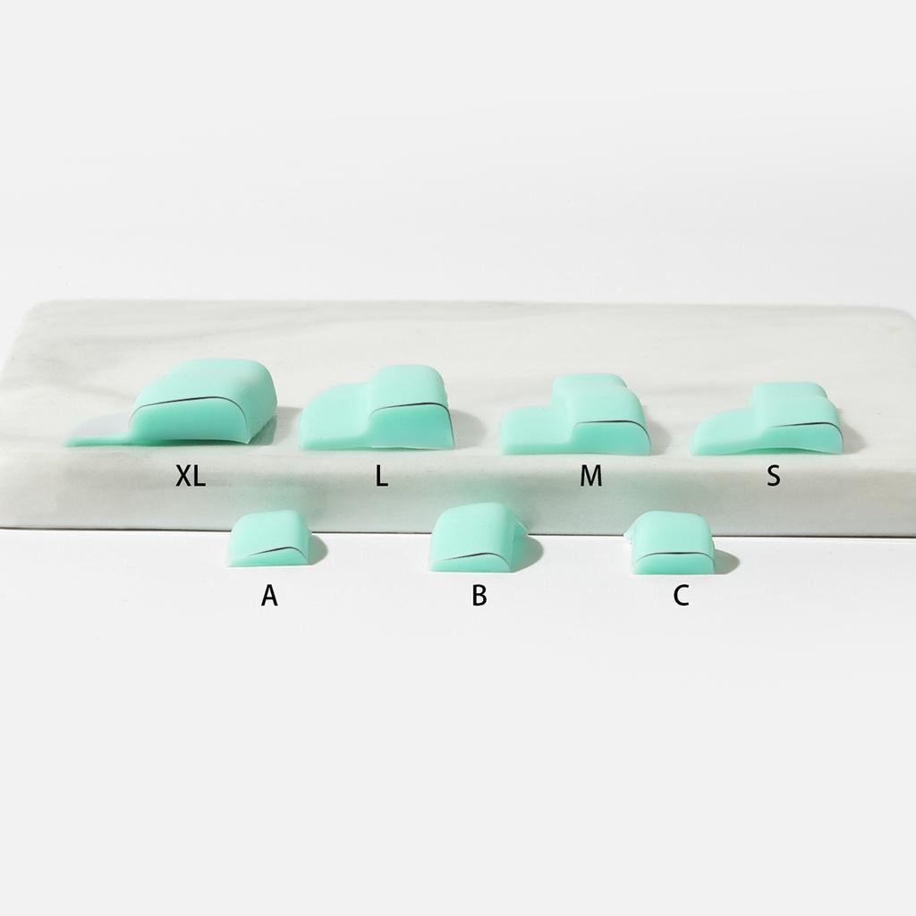 L CURL 7 Paare Silikon Wimpernwellen-Pad Make-up Lifting Wimpernstäbchen Schutz 3D Wimpernzange Zubehör Applikator Werkzeuge