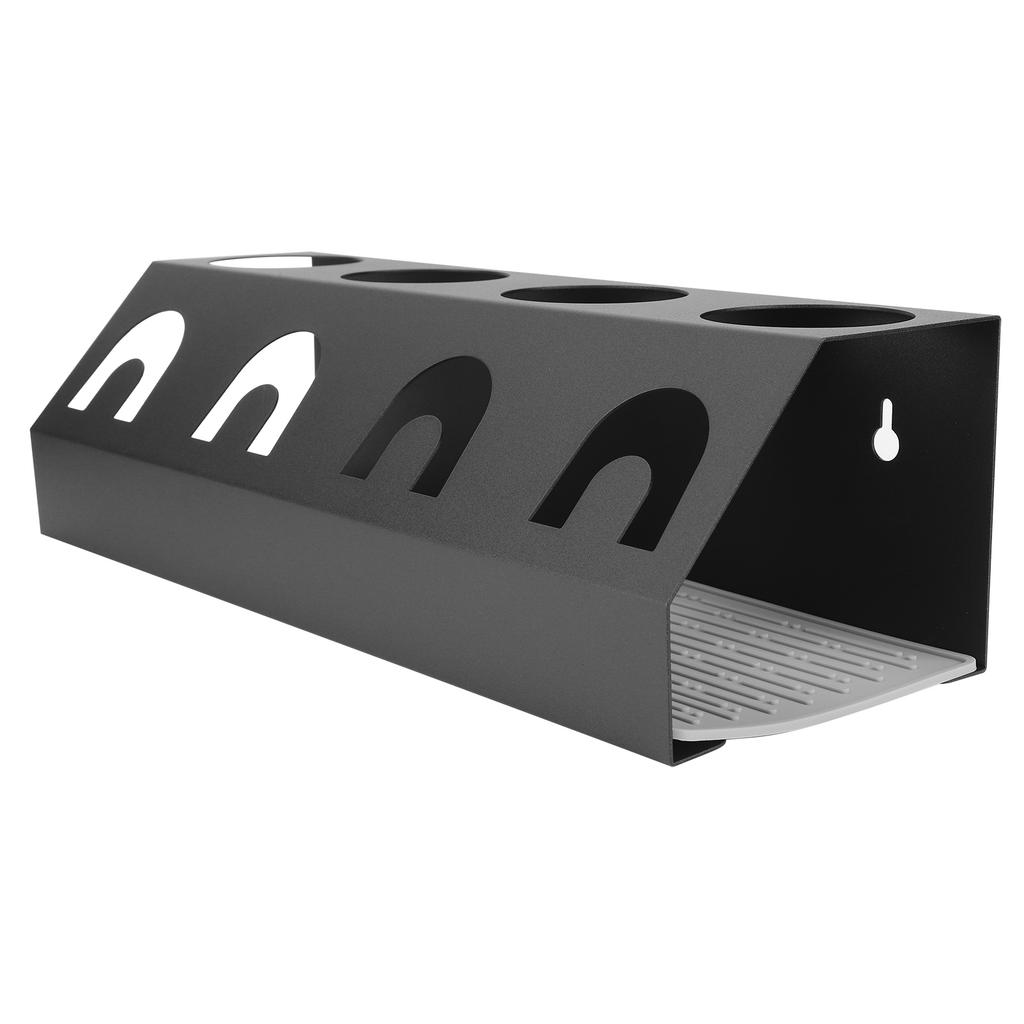 Universal 4 Löcher Soda Flasche Ablauf Trocknen Rack Abtropfgestell Halter mit Pad für Sodastream