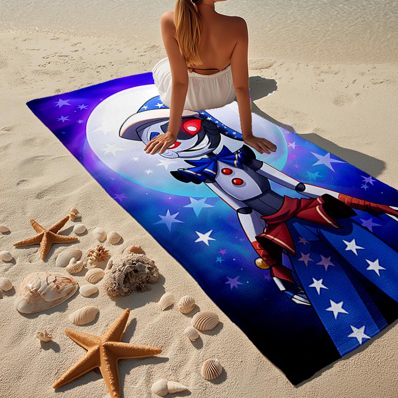 Skull And Sun Carnival Beach Towel, Super Soft Microfiber, Gift for Her/Him, Birthday, for Pool, Beach, Travel, Home Decor Fan Gifts