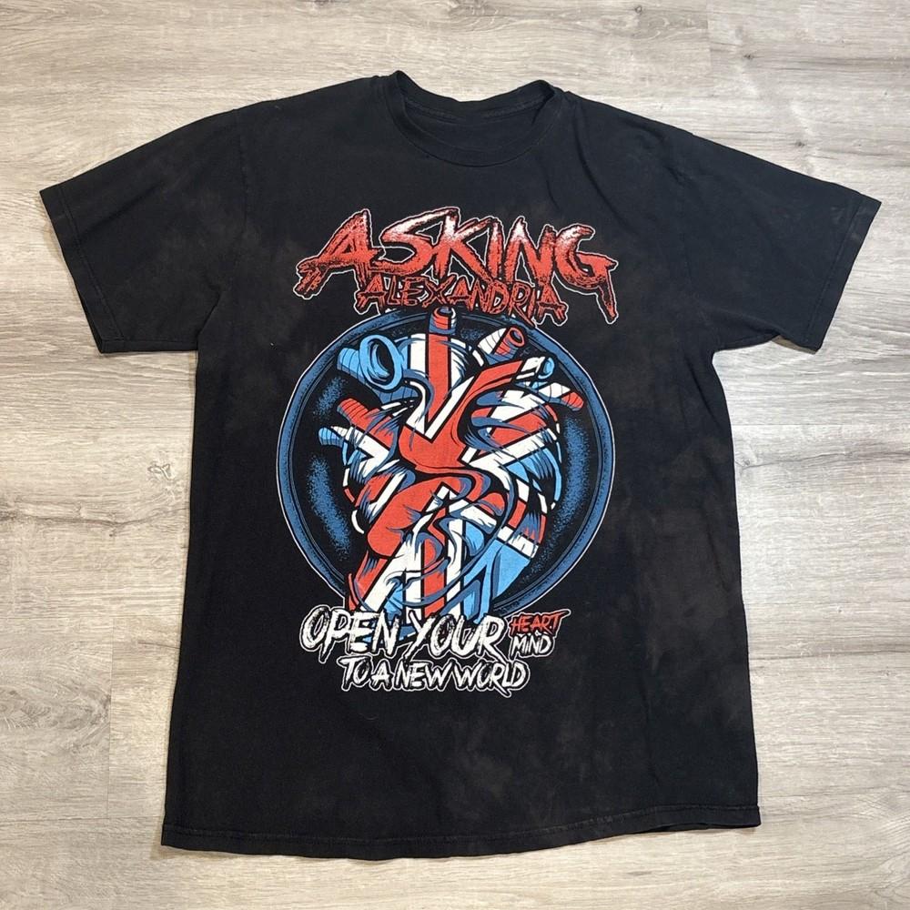 

New ASKING ALEXANDRIA Open Your Heart Mind Concert Unisex S-5XL Shirt SS298 Unisex T-Shirt S
