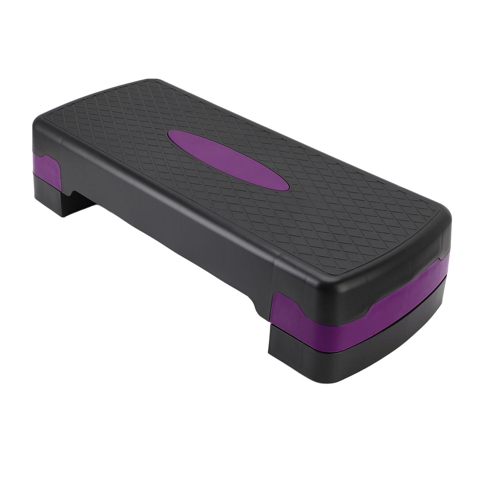 

Степ-платформа для упражнений ABS Регулируемая высота Степпер для аэробных тренировок Черный Серый