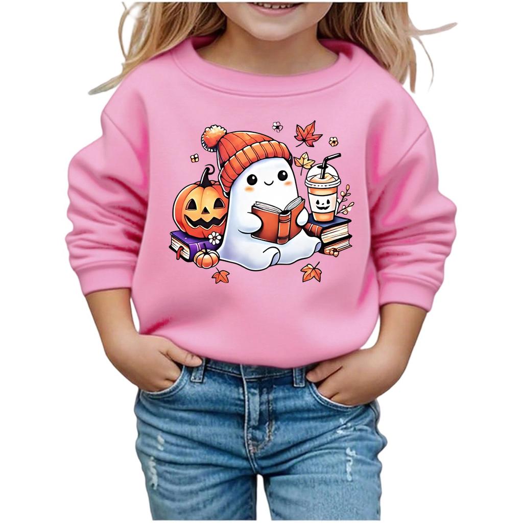 Boys Girls Child Fashion Daily Versatile Casual Crewneck Sweatshirts Daily Long Sleeve Patchwork Top Sweatshirts