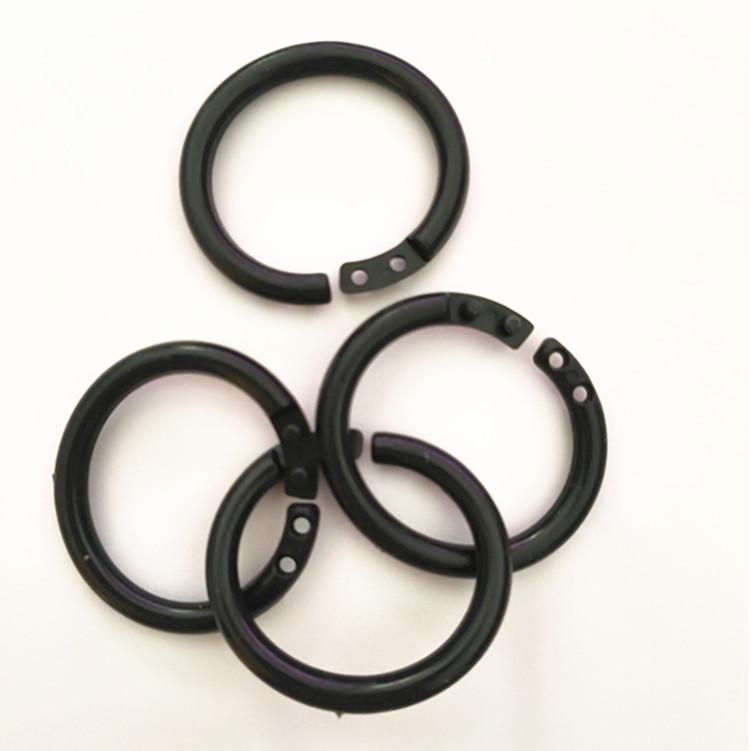 High-Durability Detachable PE Colored Double Buckle Binding Ring for Loose-Leaf Planners