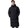 Li-Ning Fitness Series Solid Color Long Removable Hooded Down Jacket Men Outerwear Black AYMT347