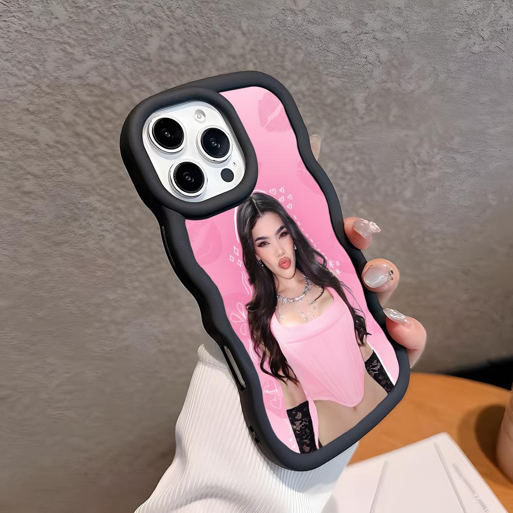 Kenia OS Mobile Cell Phone Case for iPhone 17 16 15 14 13 12 11 Air Pro Max Plus Wavy Edge TPU Colorful Cover Smartphone Luxury iPhone 12 Pro Max