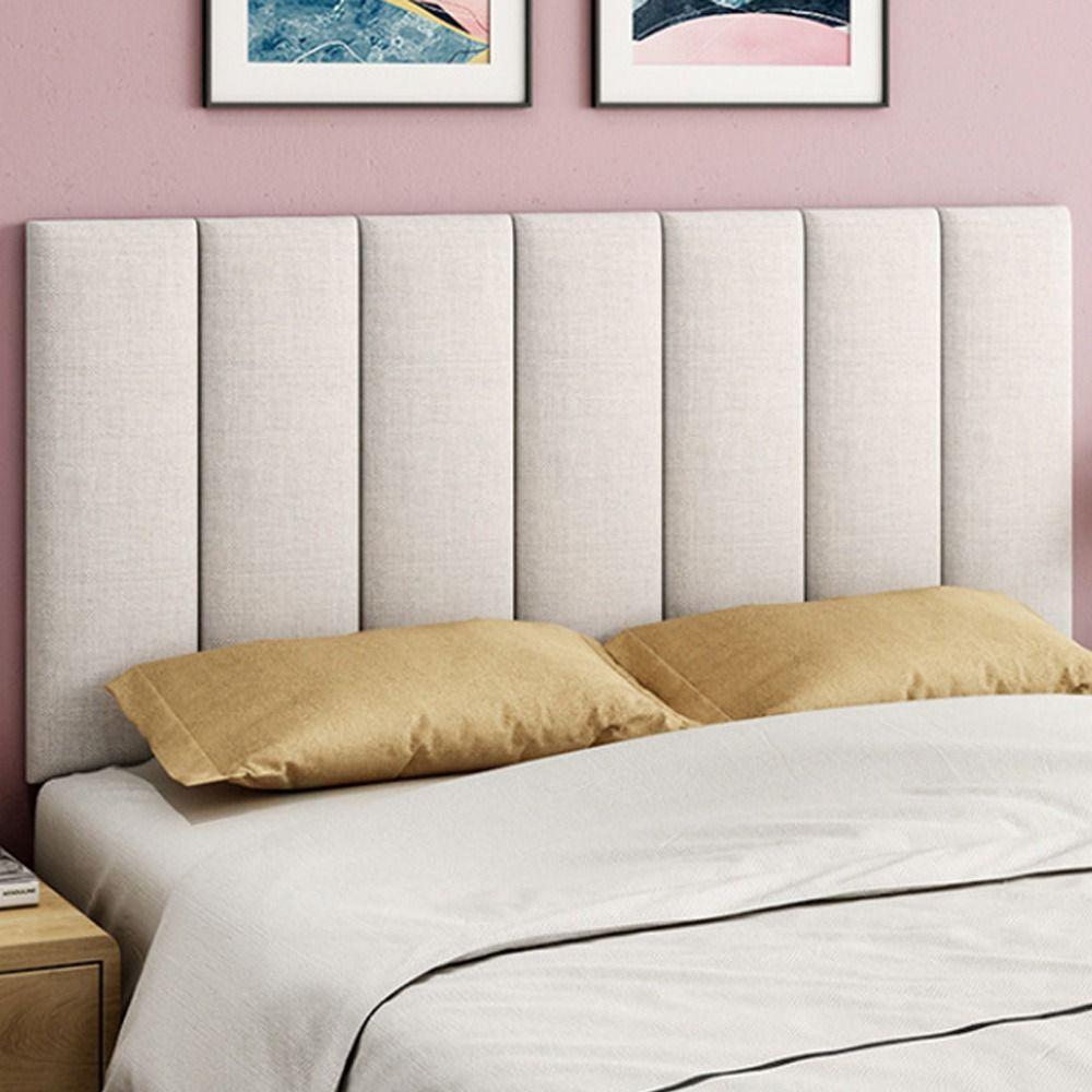 Soft Material Imitation Linen Soft Bag Self-adhesive Design Self-adhesive Headboards  Home Decor