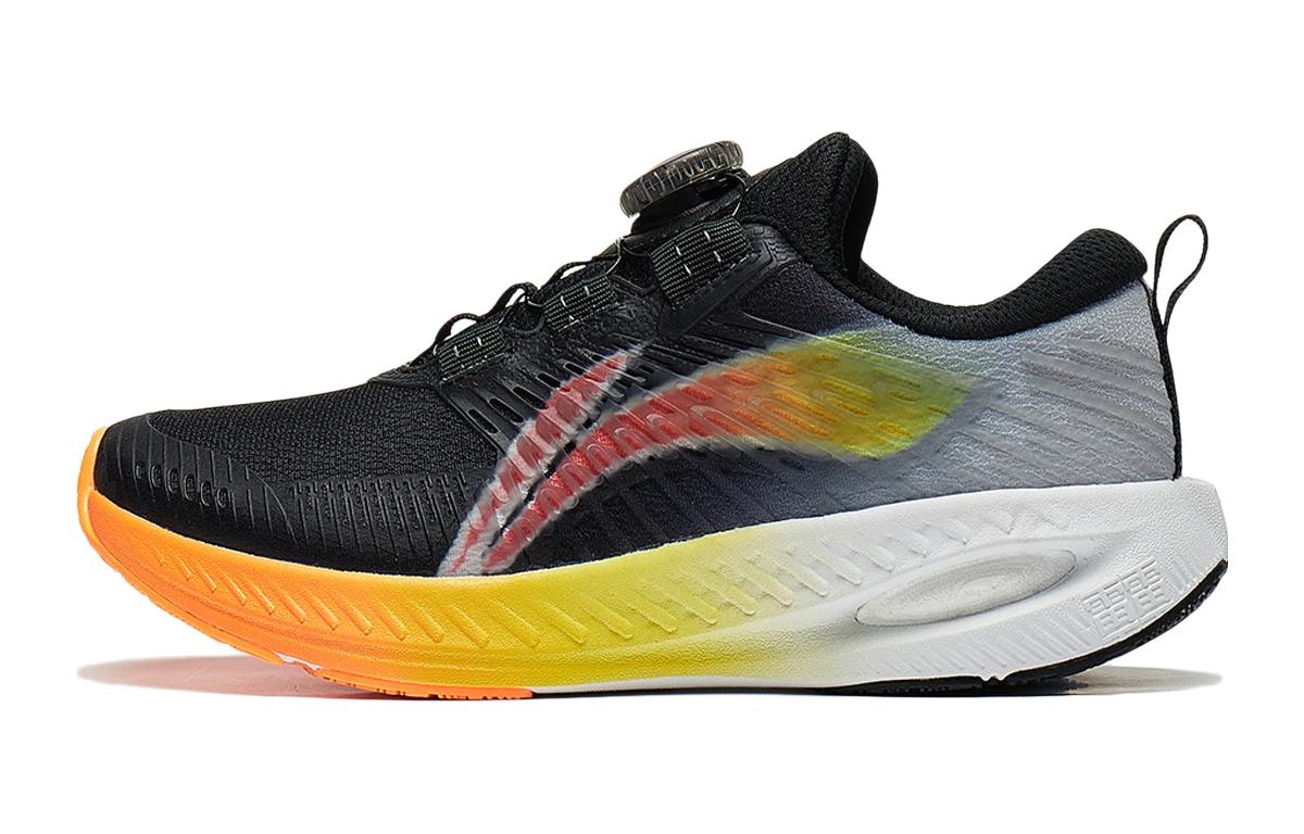 Li Ning YOUNG Kunpeng V2 Comfortable Cushioning Rebound Low top Kids Running Shoes Black YKFT072-3 32