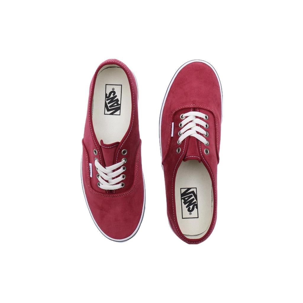 Vans Authentic Casual Comfortable Versatile Durable Low-Top Skate Shoes Unisex Sneakers Red VN0009PV9D0