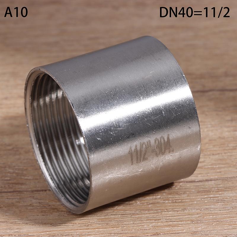 1/8" 1/4" 3/8" 1/2" 3/4" 1" 11/4" 11/2" BSP Female DN 6/8/10/15/20/25/32/40/50mm Barrel Coupler Nipple Pipe Fitting Connector