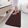 Olanly Memory Foam Mats For Bathroom Highly Absorbent Non-slip Bath Rugs Super Soft Comfort Carpet  Machine Washable Shower Mats