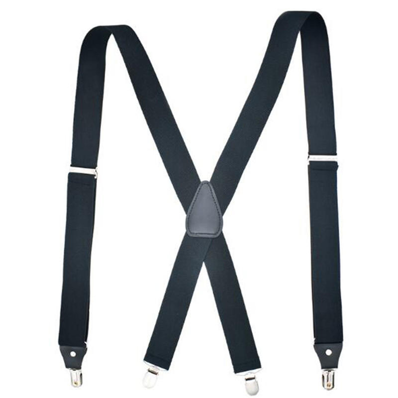 4 Clips 2.5CM Wide Men Suspenders Women Elastic Adjustable Adult Braces Suspender Kids Children Boys Girls Wedding Accessories
