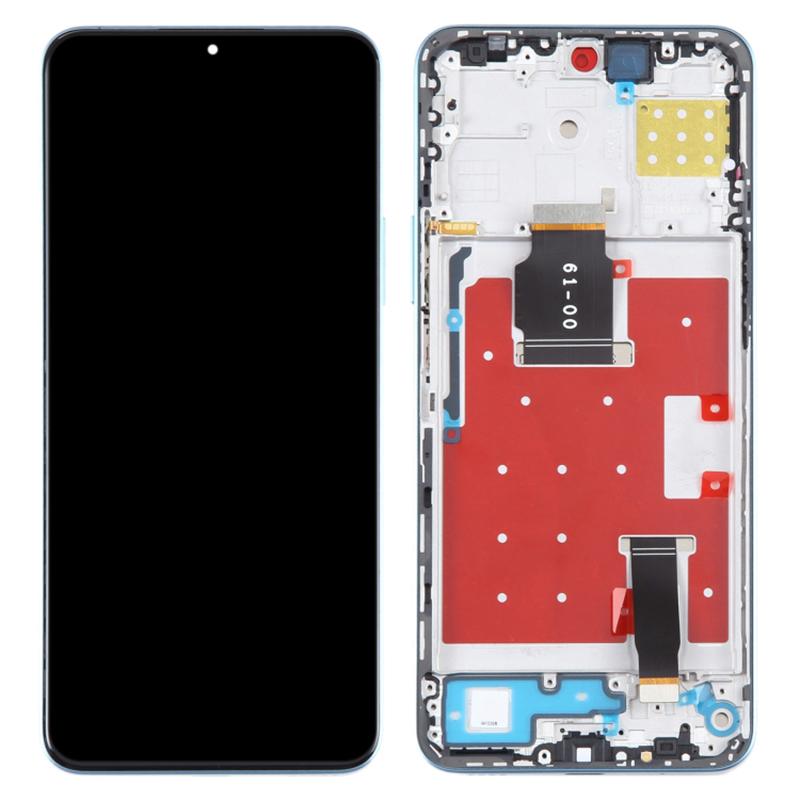 

For Honor X8a 4G Grade C LCD Screen and Digitizer Assembly+Frame Repair Part (without Logo) Blue