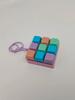 Stress-Relief Keyboard Keychain - Fidget Toy with Sound Effects, Perfect for Party Favors & Gifts, Purple
