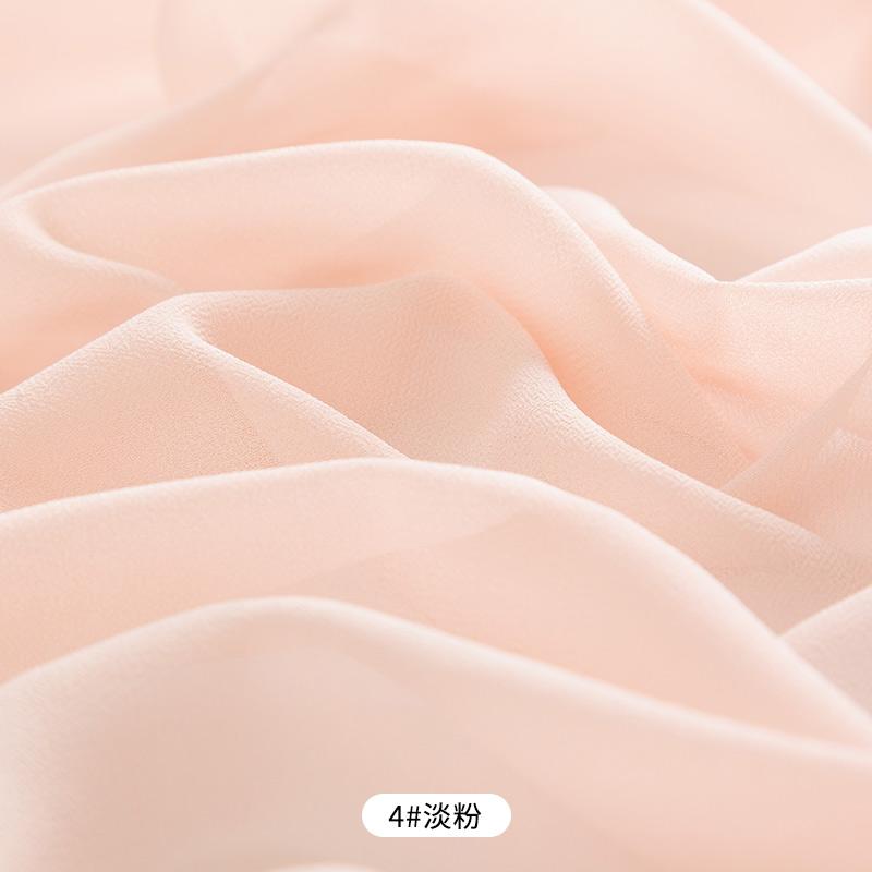 Letní šifonové látky Šaty Oblečení Materiál Přehozené Pohodlné Jednobarevné Látky Šití Ruční výroba Doplňky k oděvům Udělej si sám