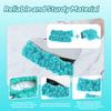 2Pcs Ice Skate Blade Covers Towel Inner Absorbent Portable Blade Protector for Training Sports Hockey Skates Figure Skates