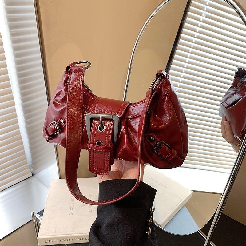 New moon bag women's small bag new autumn personality simple trend single shoulder niche texture casual armpit bag