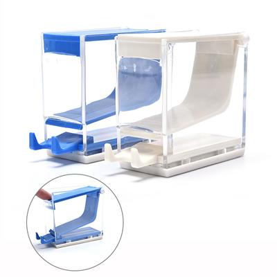 Tandheelkundig Wit Blauw Kleur Tandarts Wattenrol Dispenser Houder Druktype Doos