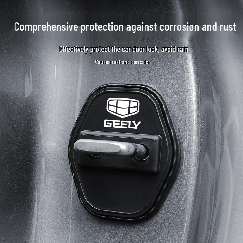 Geely Panda Mini Silicone Door Lock Cover - Dustproof, Rustproof, Shock-Absorbing Protection
