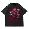 Hip Hop Streetwear Men T Shirt Print T Shirt Washed Short Sleeve Harajuku Tee T Shirt Graphic