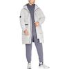 Li-Ning Training Series Loose Warm Letter Hooded Mid-Length Down Jacket Men Outerwear Gray AYMR023-3