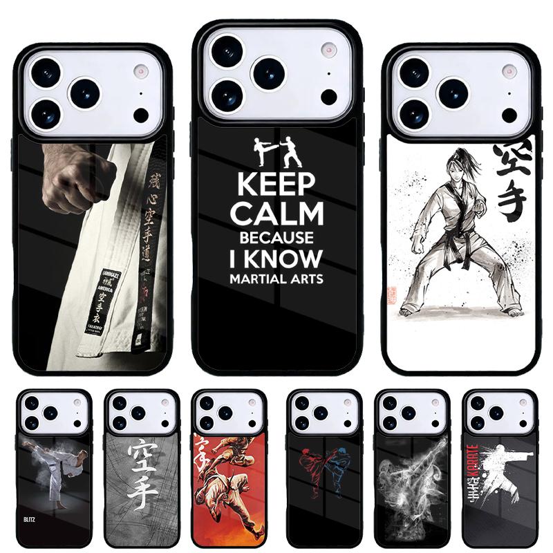 Japan Karate Martial Arts Phone Case for iPhone 17 16 15 14 13 Pro Max Back Cover for 12 11 Pro Coque