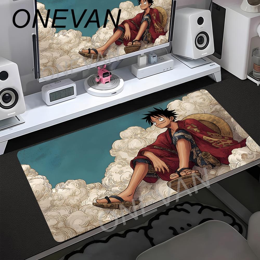 ONE PIECE Luffy Mouse Pad Gaming Desk Mat Waterproonti-Slip Mousepad Large Extended Mousepad Anime Speed Deskmat Xxl
