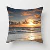 Luxury Home Decor Pillow Cover Car Living Room Sofa Cushion Cover Sunset Dusk Scenery Pattern Cushion Cover