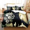 3D digital printing pattern sanded bedding three-piece set quilt cover pillowcase home set