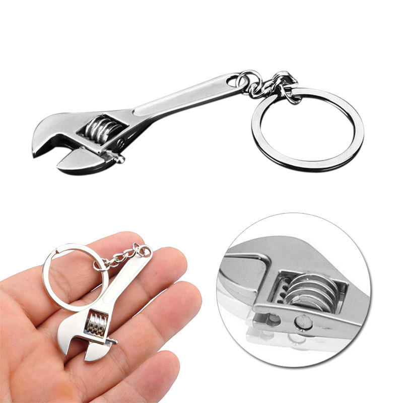 Creative Tool Wrench Spanner Key Chain Ring Keyring Metal Keychain ...