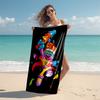 Beach Towel with Superthings3 Pattern - soft,absorbent,machine washable Lightweight&Modern,swimming,Travel Essentials