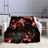 LOUSIDREAM Demon Slayer Blankets for Beds Home Travel Adult Flannel Blanket for Couch Bed Living Room Sofa Child Keep Warm