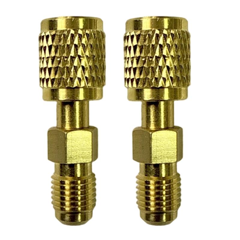 Highly strength Steel AntiLoosening 1/4inch SAE Male to Female Reverse Thread Adapter For R454ABC Mini Split Systems