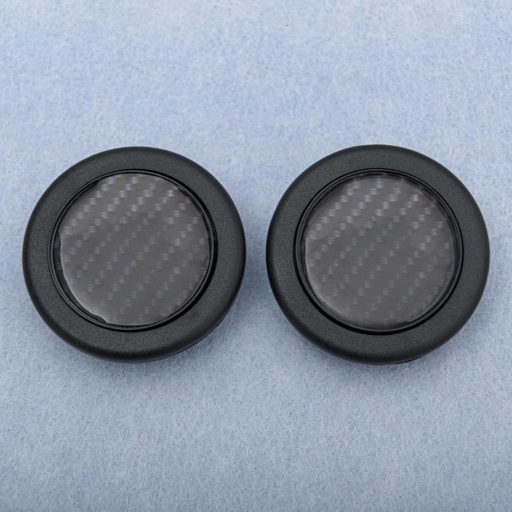 Universal Carbon Fiber Racing Car Styling Sport Steering Wheel Horn Button PCD 70/74mm