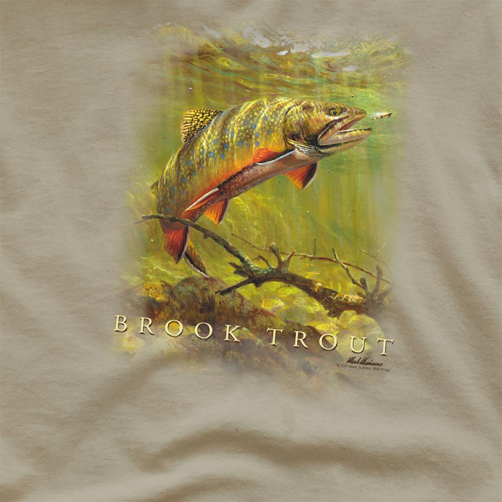 Wild Wings Unisex Adult Wildlife Brook Trout T-Shirt