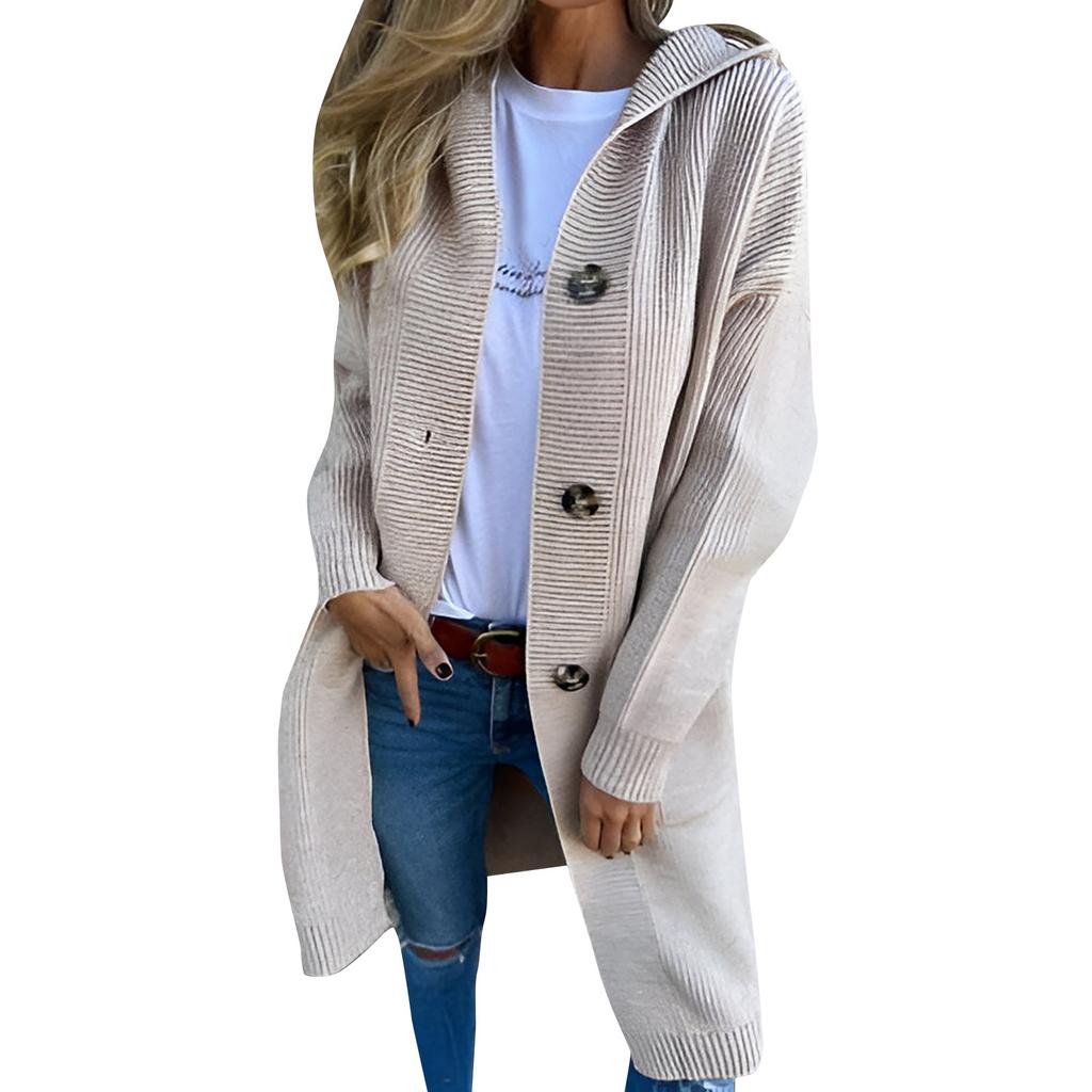 Long Sleeve Women Solid Color Hooded Top Lightweight  Jacket Coat Winter And Fall